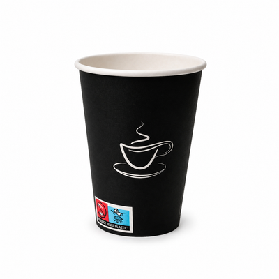 Kartonnen koffiebeker met standaard Coffeecup-bedrukking