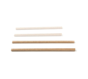 Roerstaafje papier kraft 140 x 6 mm
