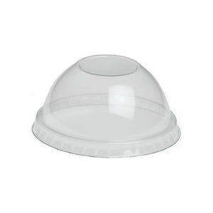 PET Deksel Dome ø78mm – zonder opening