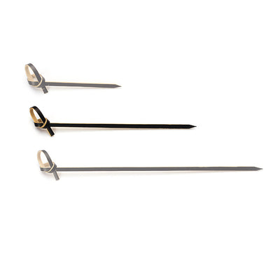 Knotenpicker Bambus schwarz 100 mm