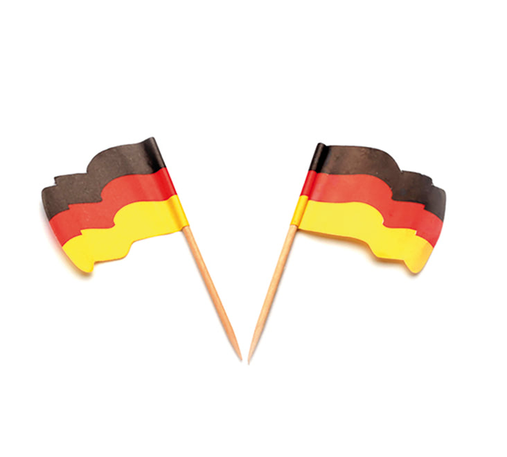 Vlagprikker Duitsland wapperend 65 mm