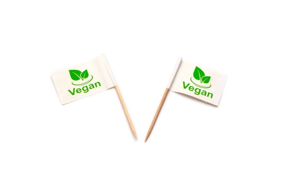 Vlagprikker "Vegan" 65 mm