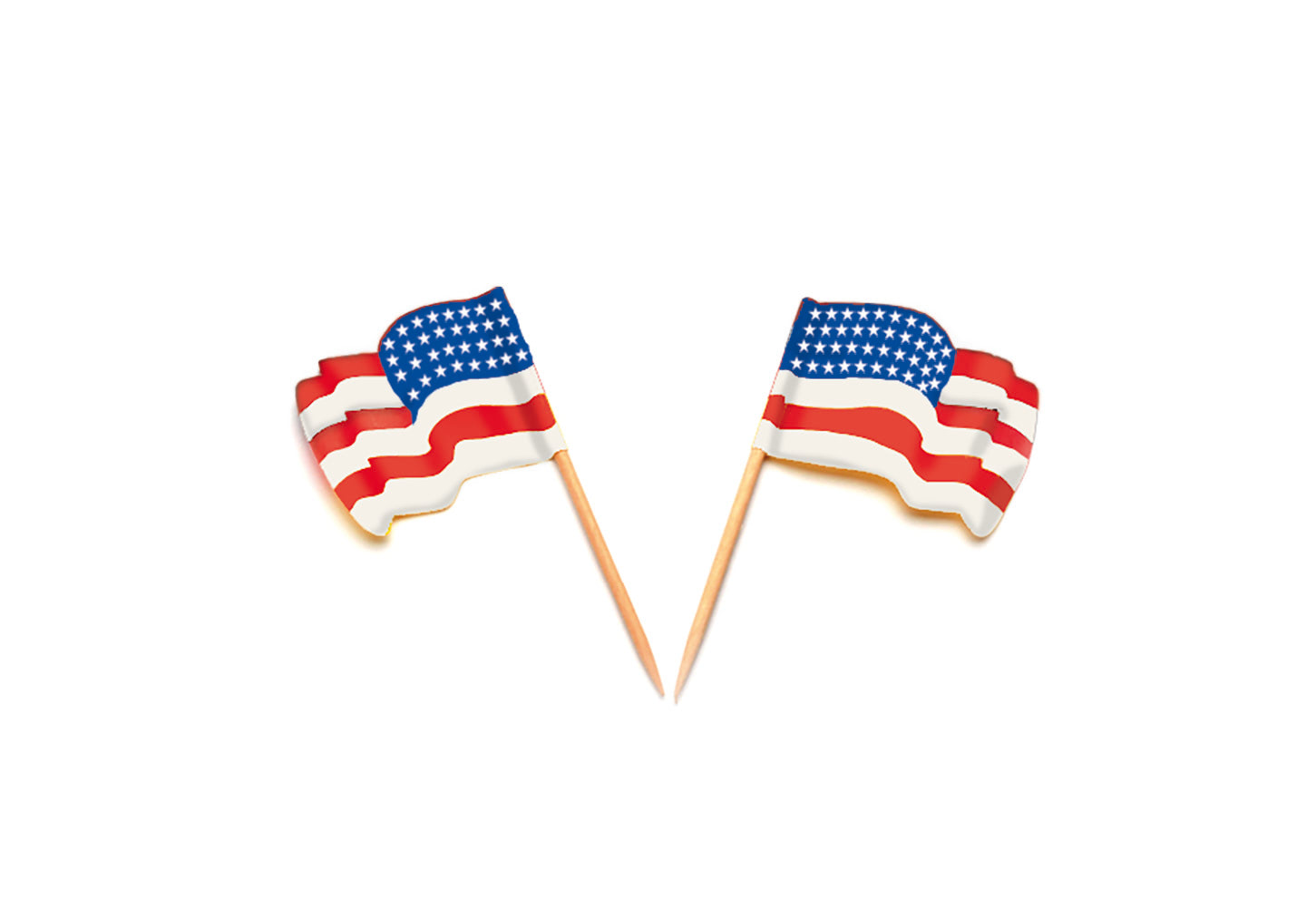 Vlagprikker USA wapperend 65 mm