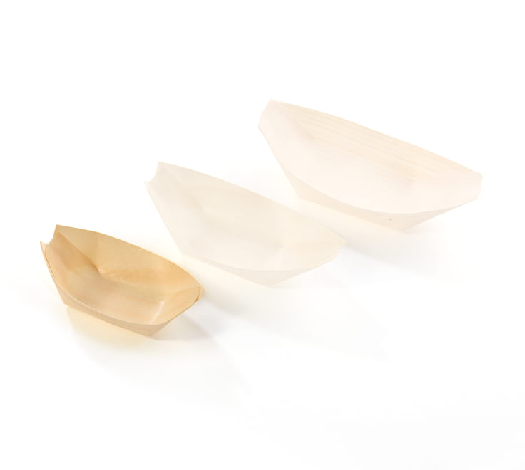 Bootje hout 65 x 42 mm