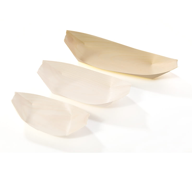 Bootje hout 215 x 110 mm