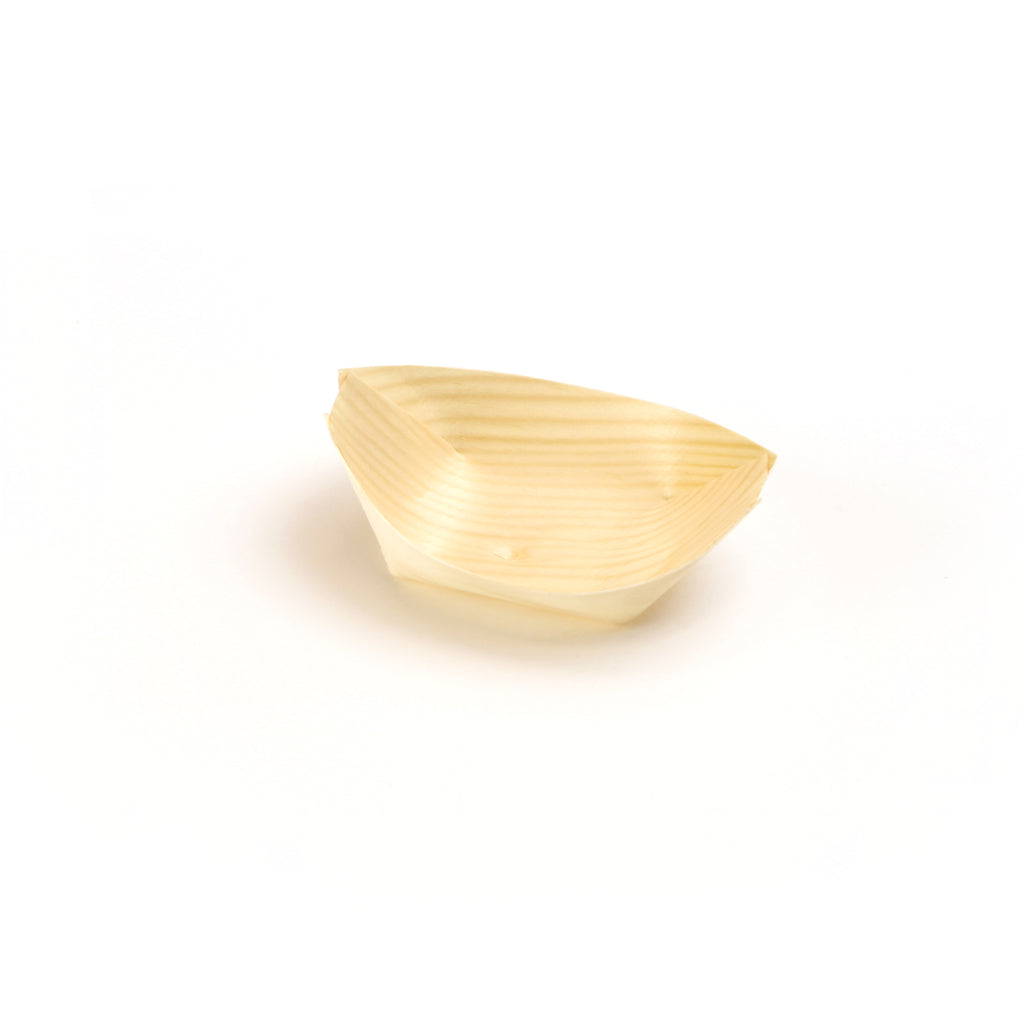 Houten serveerbootje voor fingerfood