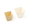 Bakje hout conisch 6cl, 45 x 45 x h45 mm