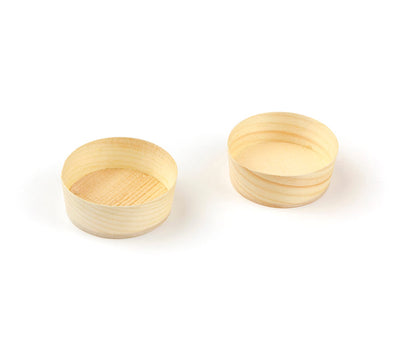 Bakje hout rond 3cl, ø 50 x h20 mm