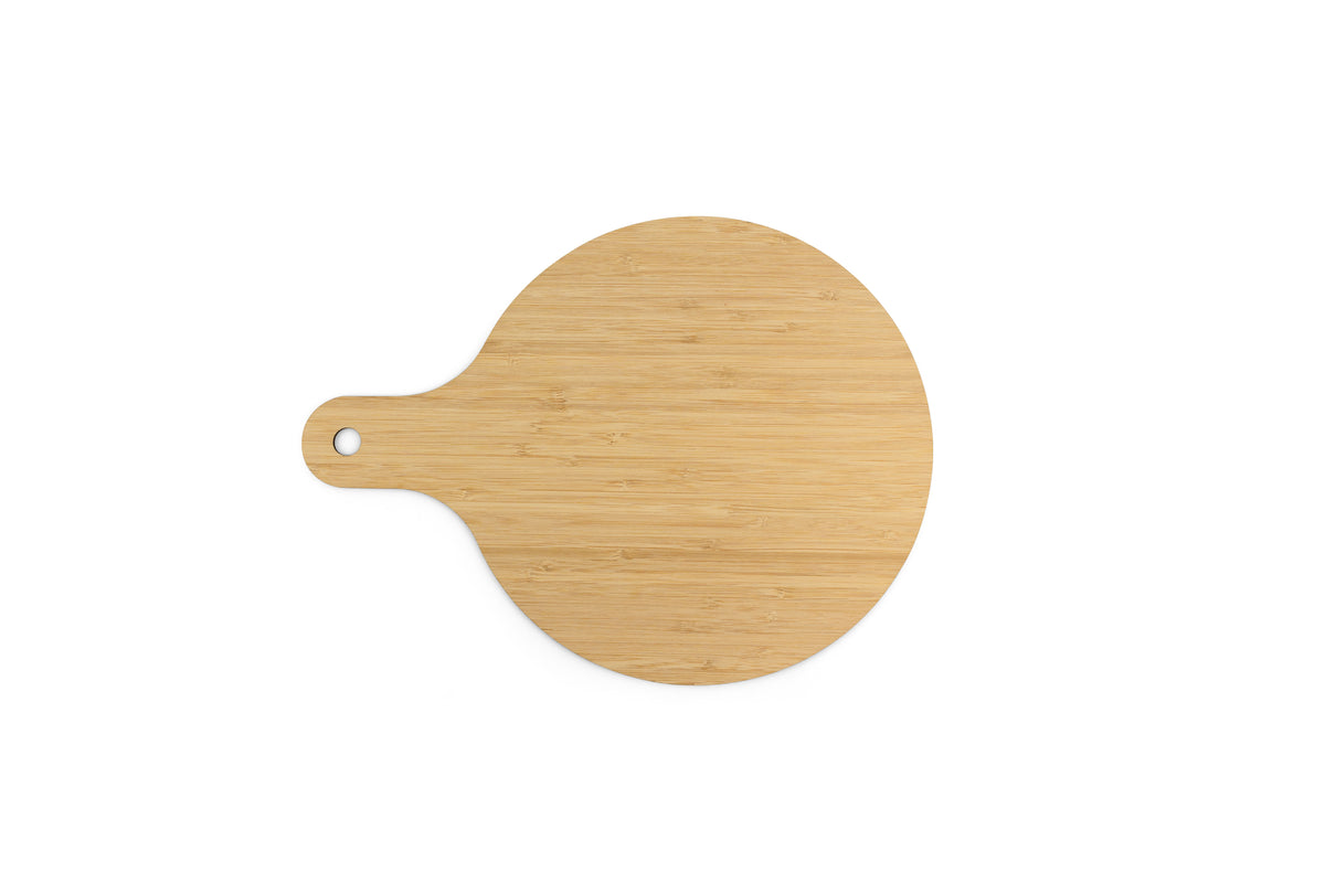 Serveerplank bamboe rond 350 x 260 x 2,5 mm