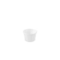 Bakje papier rond wit 1.0oz / 30ml ø 44 x h27mm