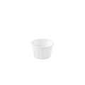 Bakje papier rond wit 1.25oz / 37ml ø 50 x h31mm