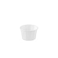 Bakje papier rond wit 2.0oz / 60ml ø 58 x h36mm