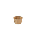 Bakje papier rond bruin 1.25oz / 37ml ø 50 x h31mm