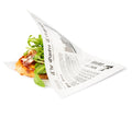 Vetdicht papieren zakje News Paper 2 open zijdes 170 x 170 mm