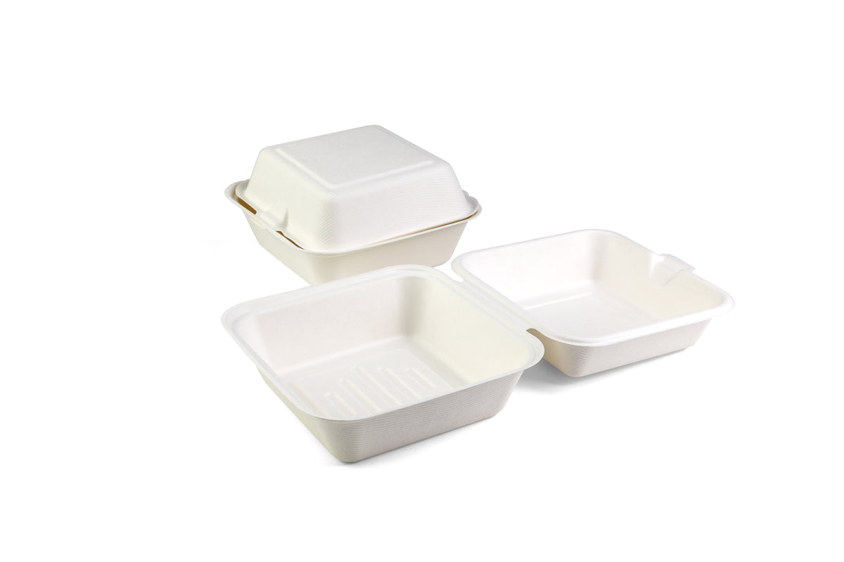 Senza suikerriet hamburgerbox B11 155 x 155 x h80mm