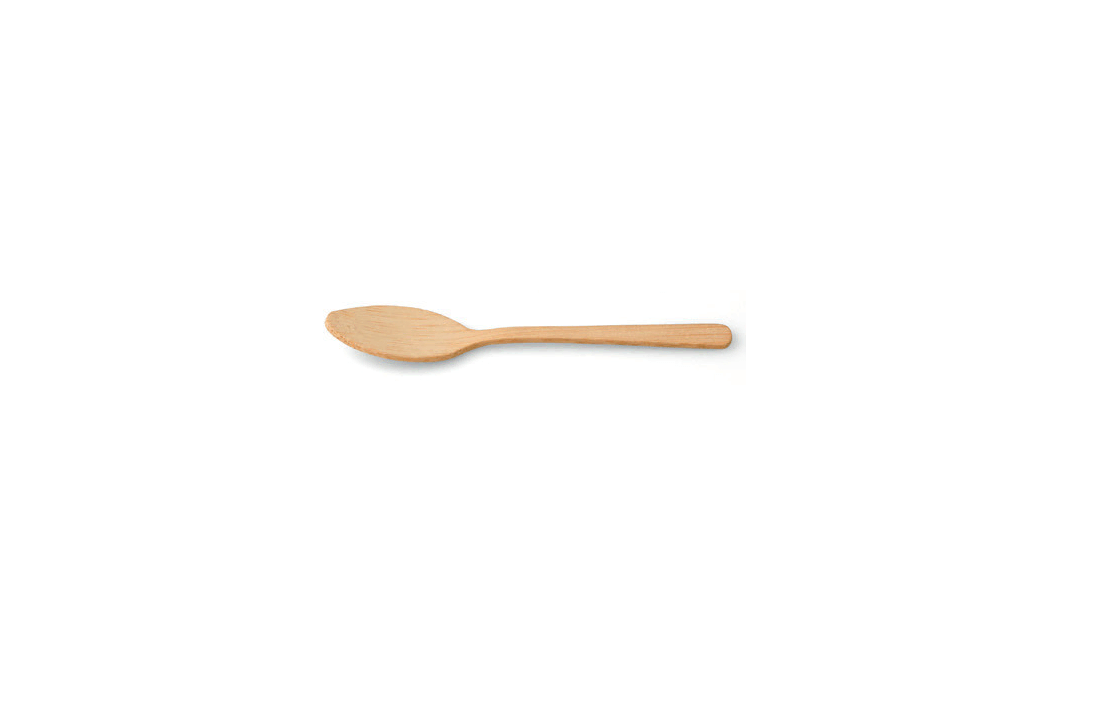Mini lepel bamboe 98 mm