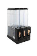 Woodlery kunststof dispenser met 3 cassettes (vork, mes, lepel 174 mm)
