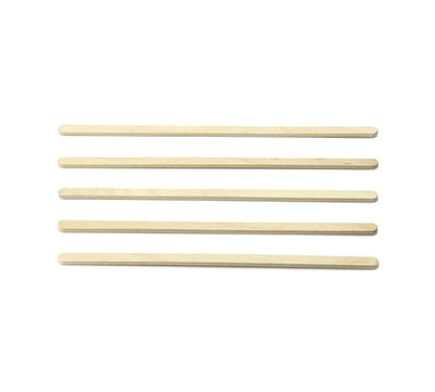 Roerstaafje hout 140 x 6,5 x 2,3 mm