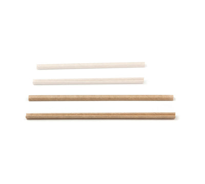 Roerstaafje papier kraft 140 x 6 mm