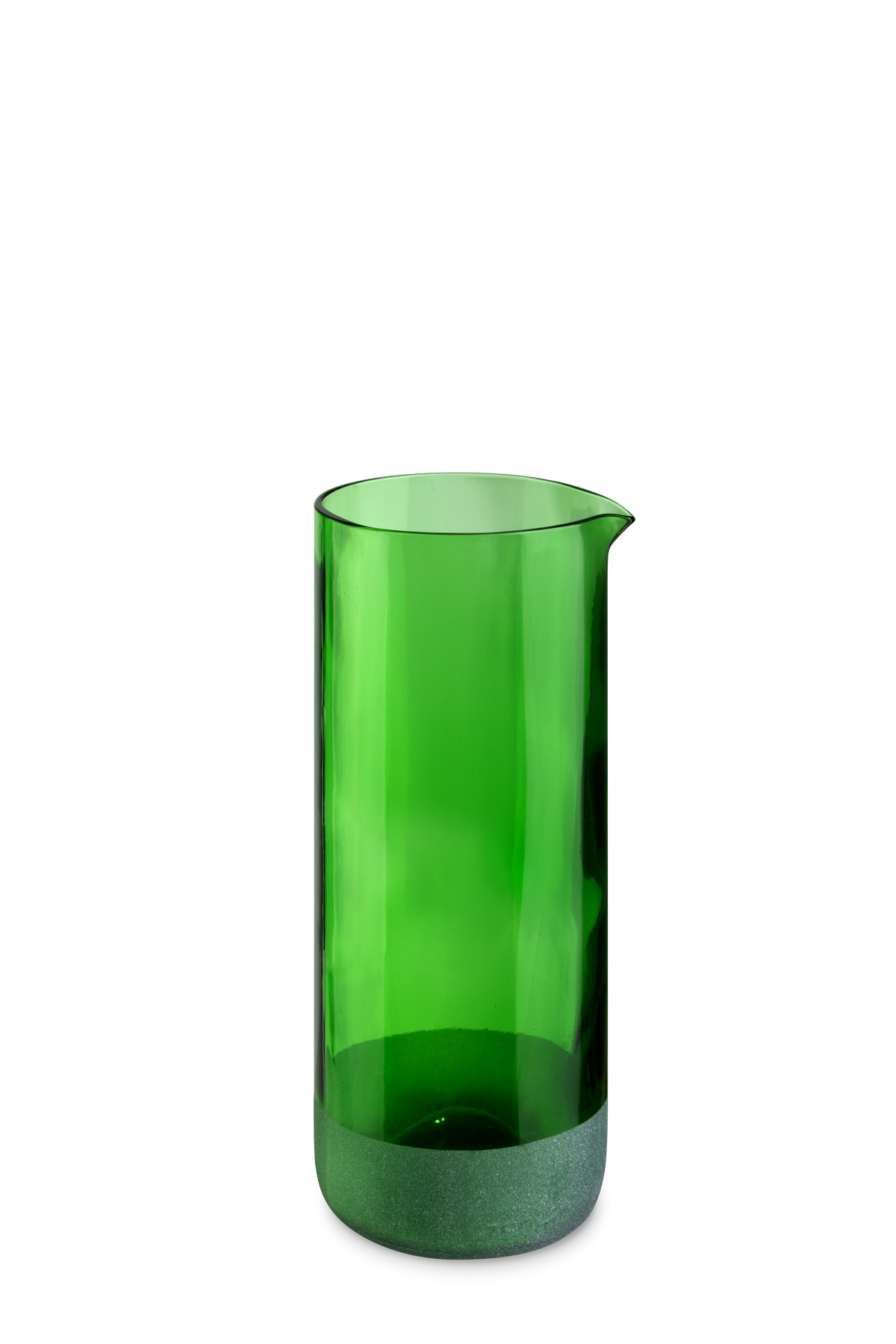 Iwas karaf groen frosted, 60cl/20.3oz ø 7,4 x h18 cm