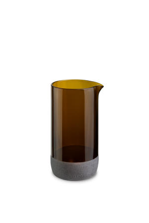 Iwas karaf brons frosted, 45cl/15.2oz ø 7,4 x h14 cm