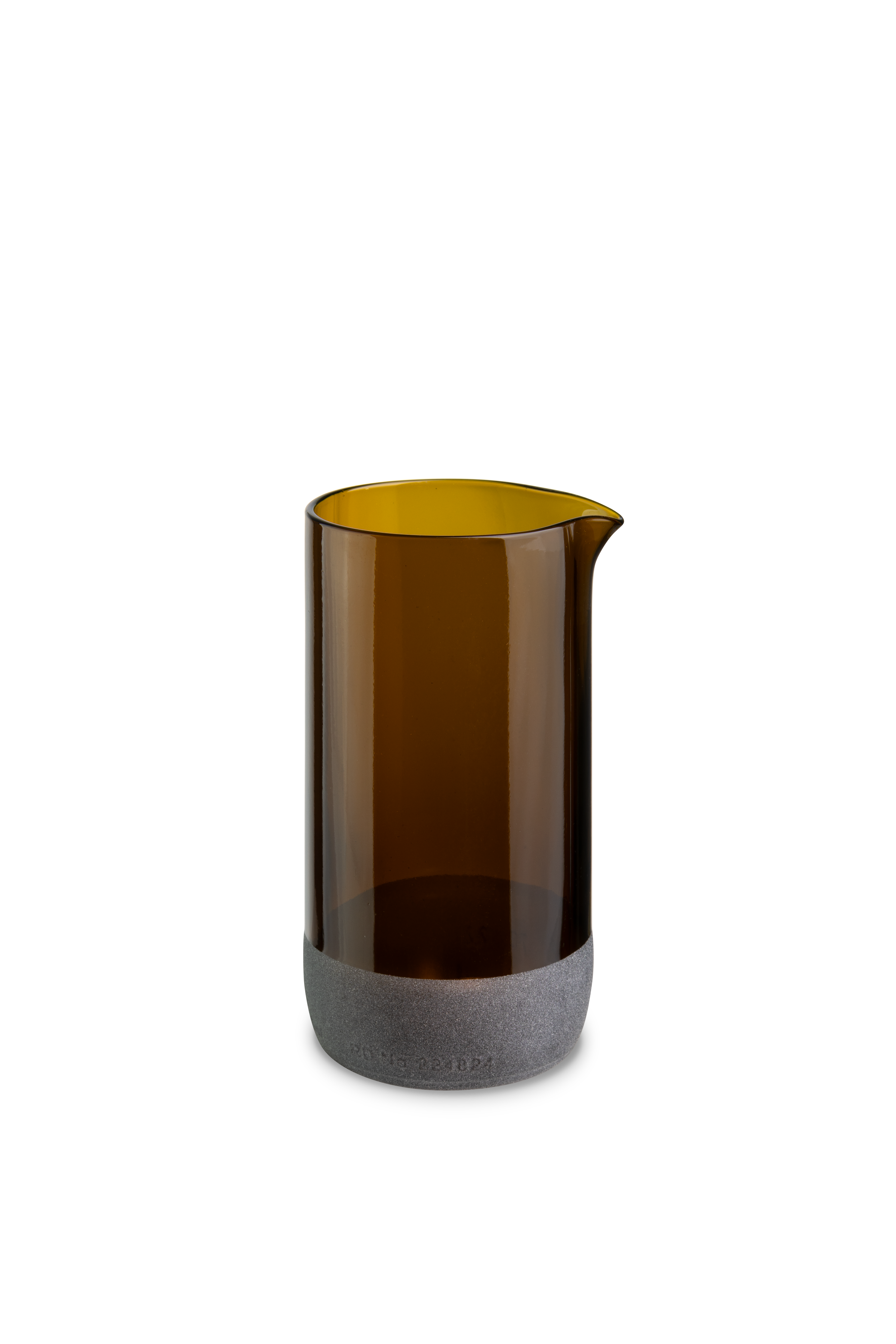 Iwas karaf brons frosted, 45cl/15.2oz ø 7,4 x h14 cm