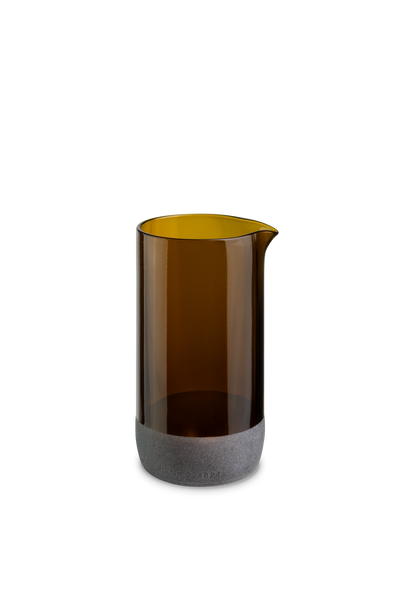 Iwas karaf brons frosted, 45cl/15.2oz ø 7,4 x h14 cm
