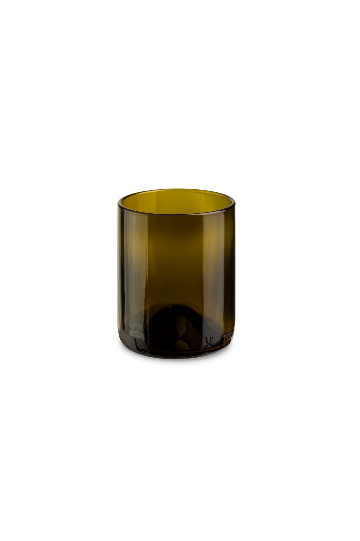 Iwas glas olijfgroen, 25cl/8.5oz ø 7,4 x h9 cm