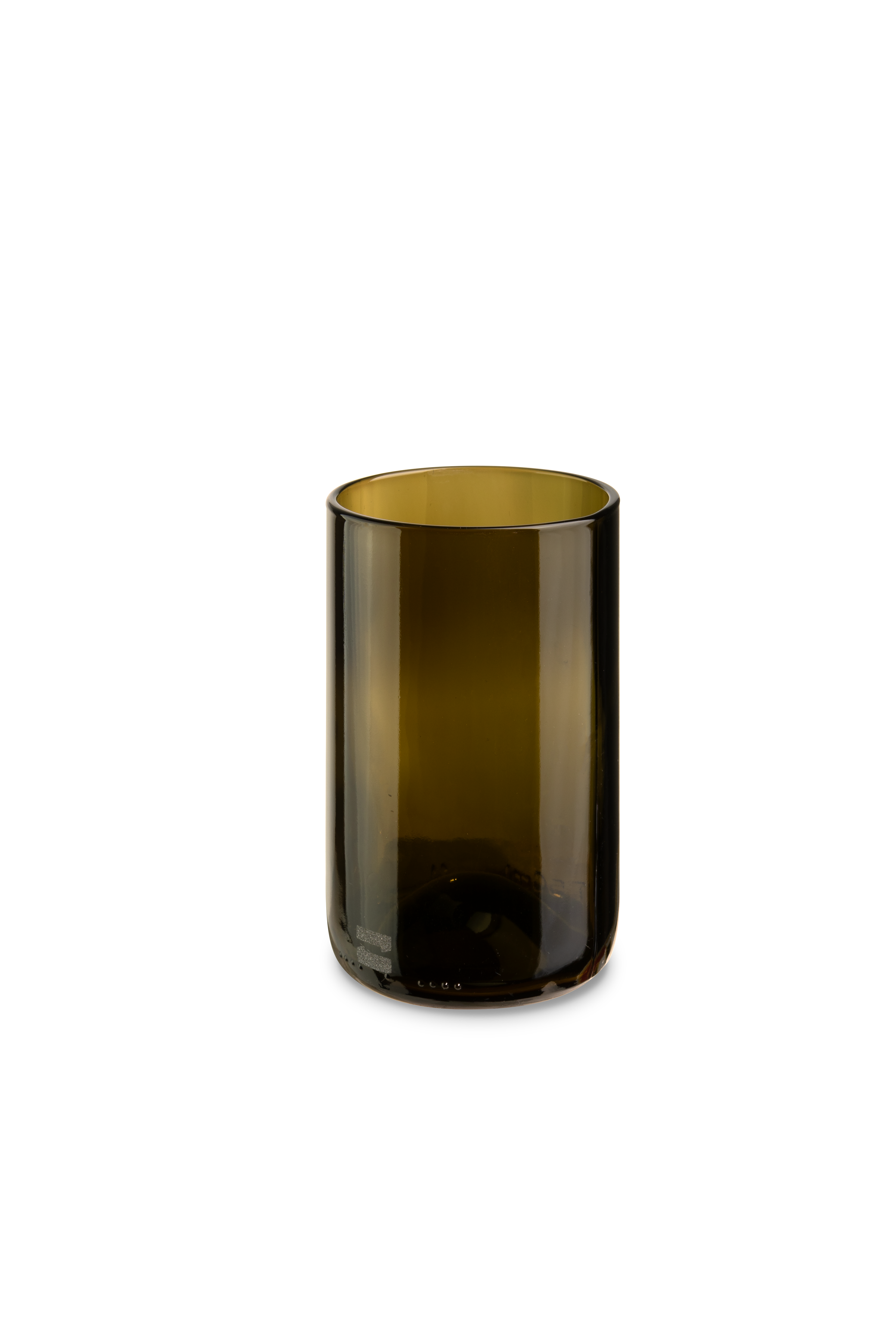Iwas glas olijfgroen, 35,5cl/12oz ø 7,4 x h12 cm