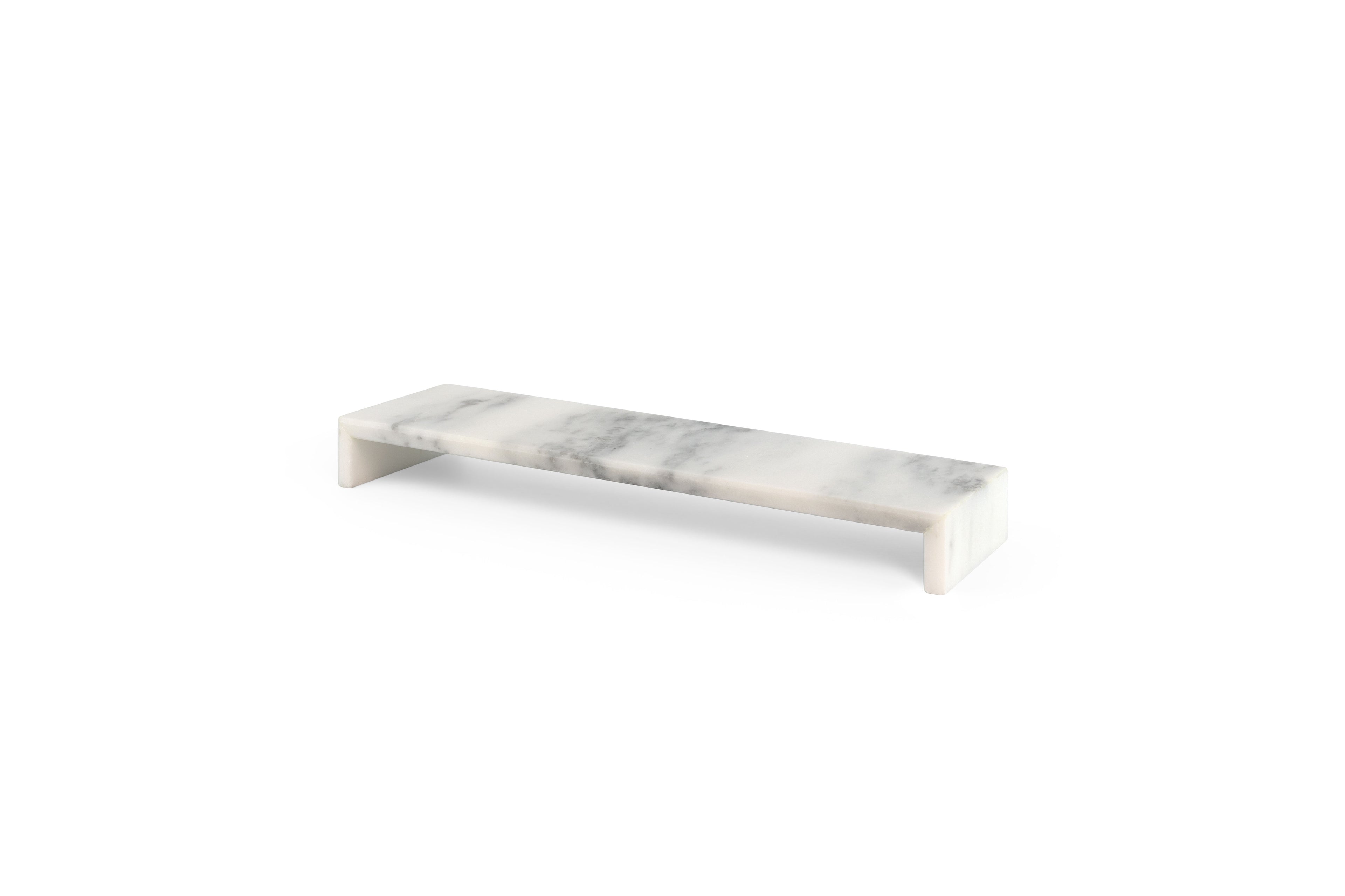Serveerplateau marmer wit 35 x 12 x h4 cm