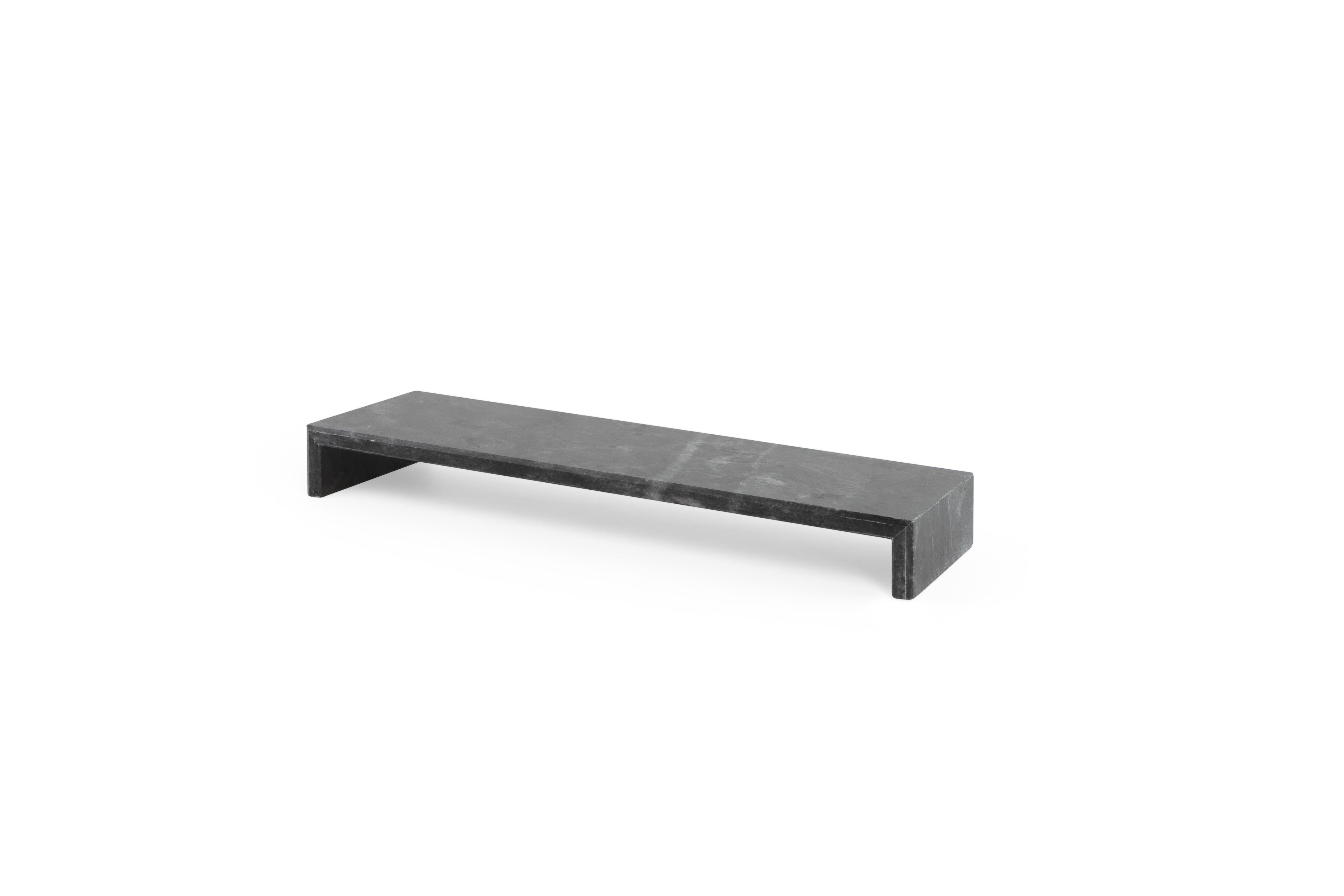 Serveerplateau marmer zwart 35 x 12 x h4 cm