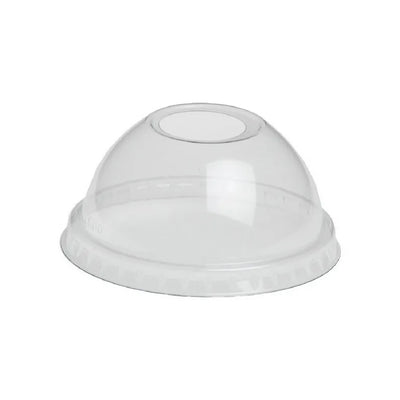 PET Deksel Dome ø78mm – met drinkopening