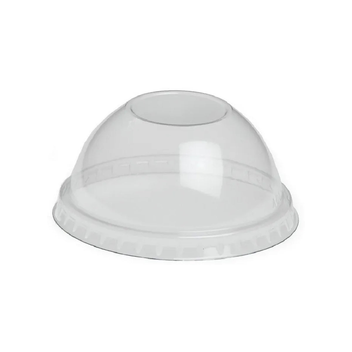 PET Deksel Dome ø78mm – zonder opening
