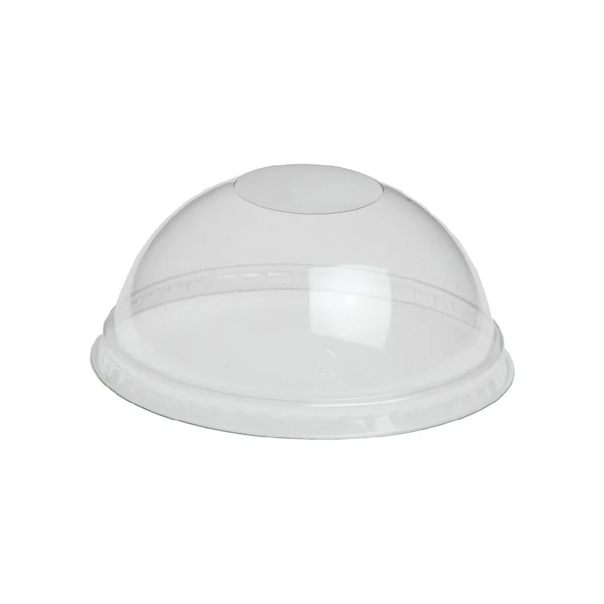 PET Deksel Dome ø93mm – zonder opening