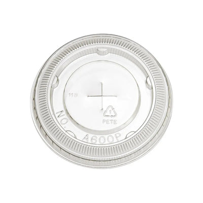PET Deksel Vlak ø78mm – met kruisopening