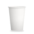 Witte kartonnen koffiebeker (onbedrukt)