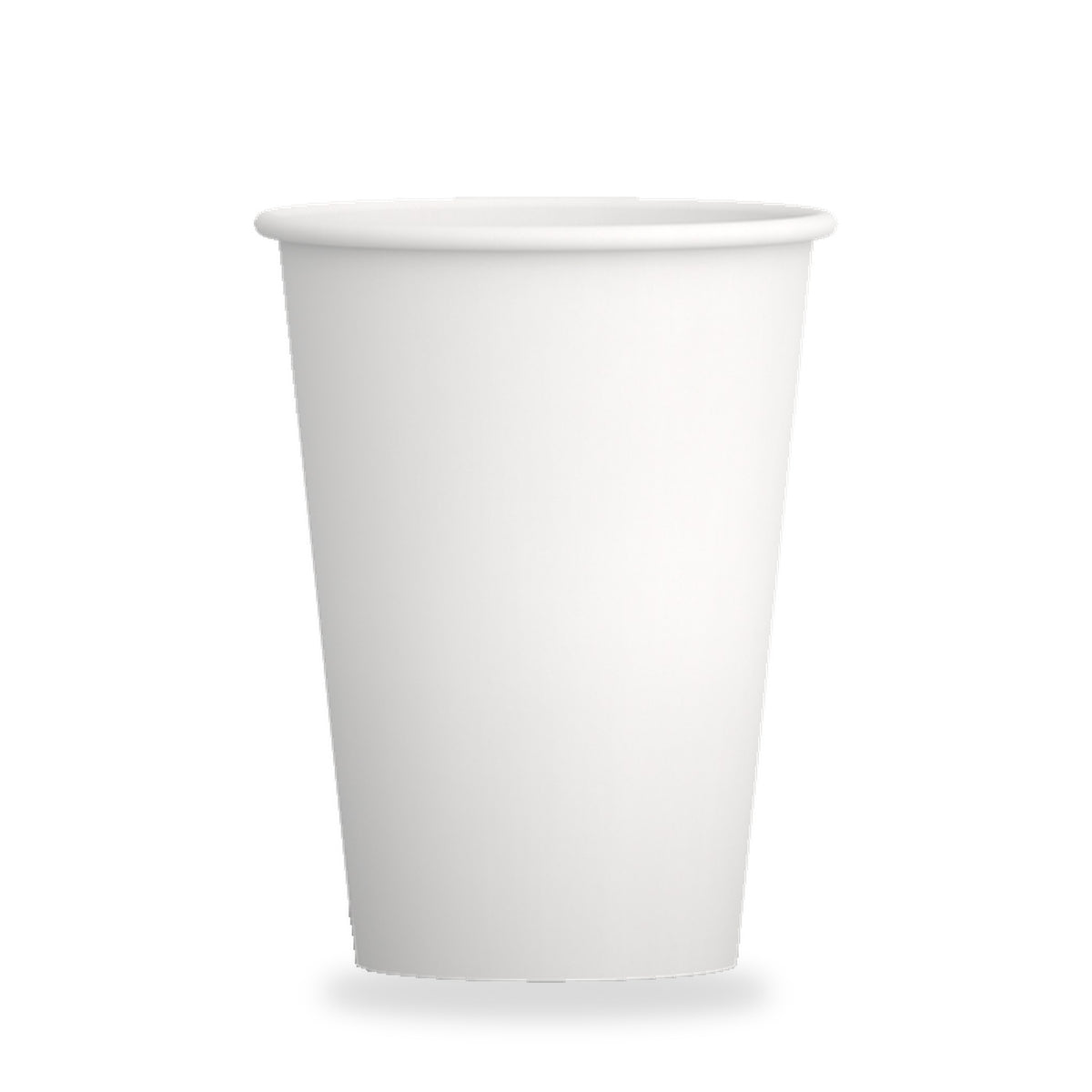 Witte kartonnen koffiebeker (onbedrukt)