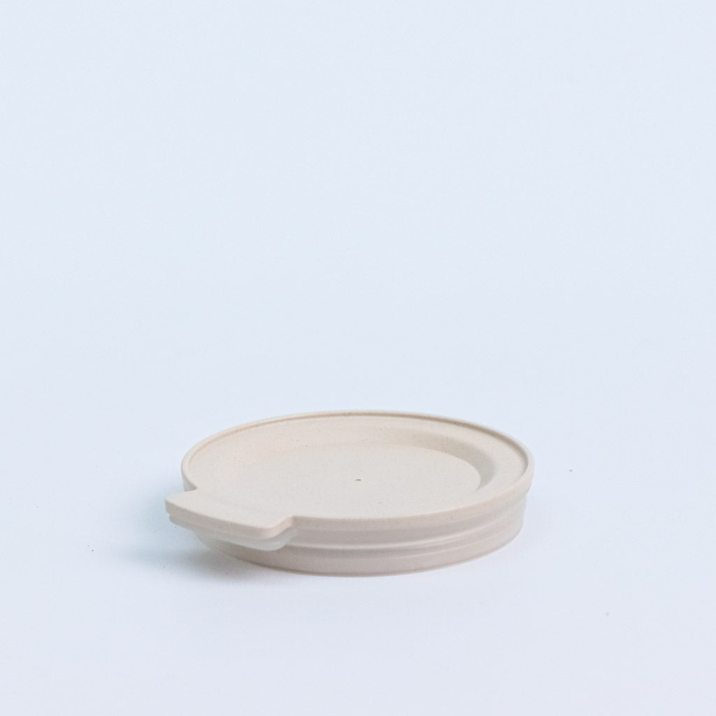 Herbruikbare Beker Deksel (dicht) — Beige