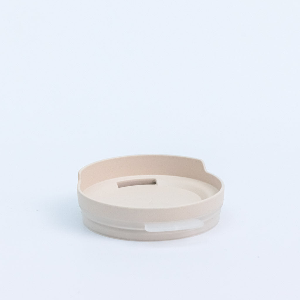 Herbruikbare Beker Drinkdeksel (sippy) — Beige
